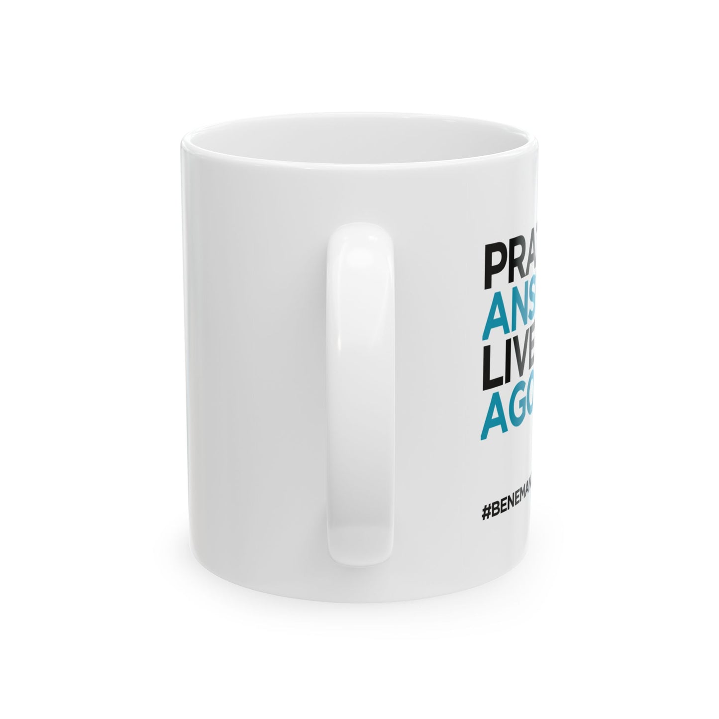 Inspirational Ceramic Mug - Funny Ceramic Coffee Cup, Great Gift for Friends, Home Office Decor, Self-Care, Everyday Use